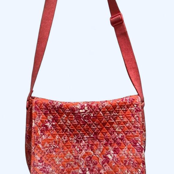 Vera Bradley Handbags - Vera Bradley Retired Sherbet Messenger Bag Hard to Find